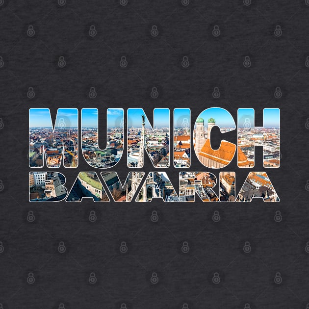 MUNCHEN Bavaria - Germany Cityscape by TouristMerch